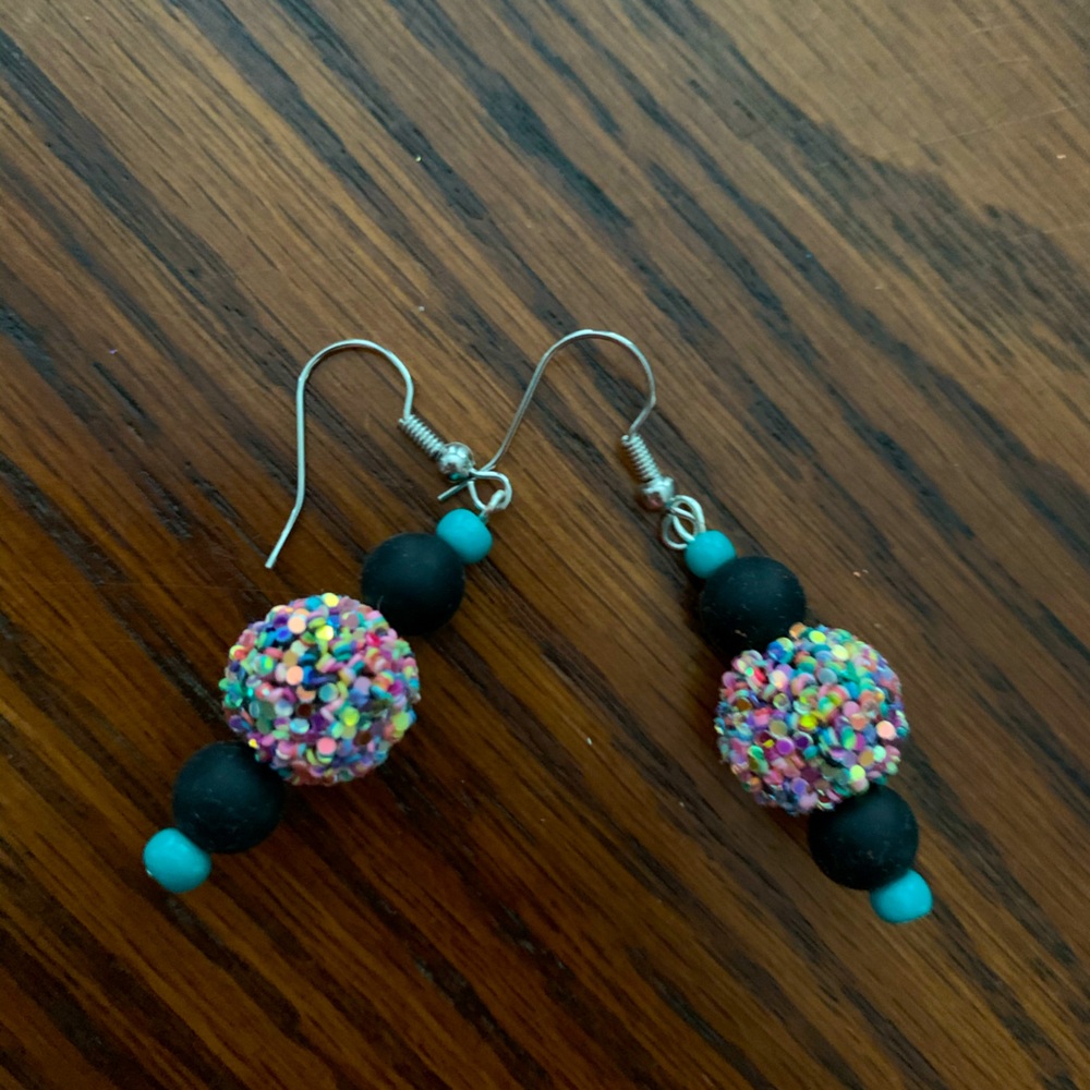 Teal Disco Drops